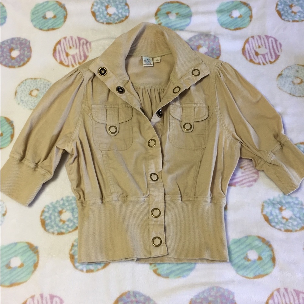 🌸BOGO🌸Khaki Cropped Jacket